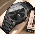 Poedagar Arabique Noir – Montre Homme Quartz