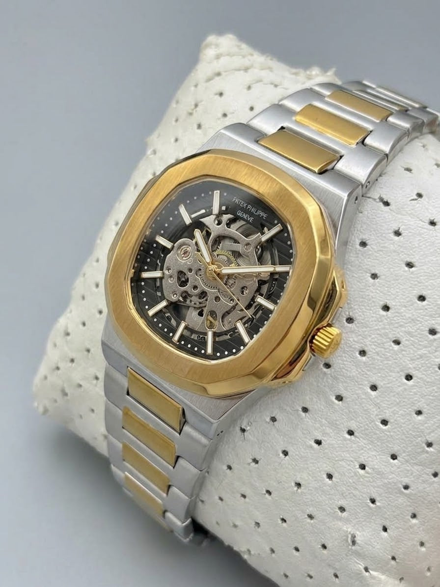 Montre automatique portant le nom Patek Philippe – Élégance et style luxueux