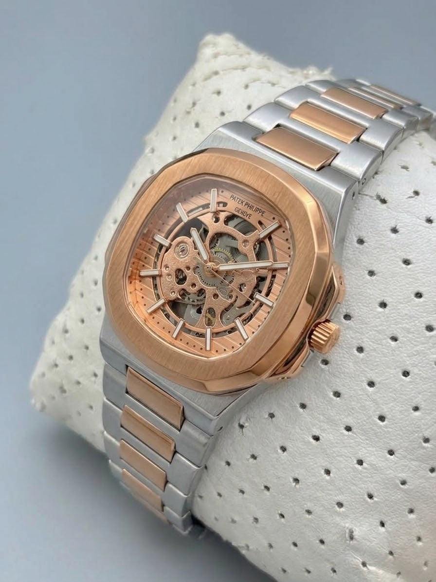 Montre automatique portant le nom Patek Philippe – Élégance et style luxueux