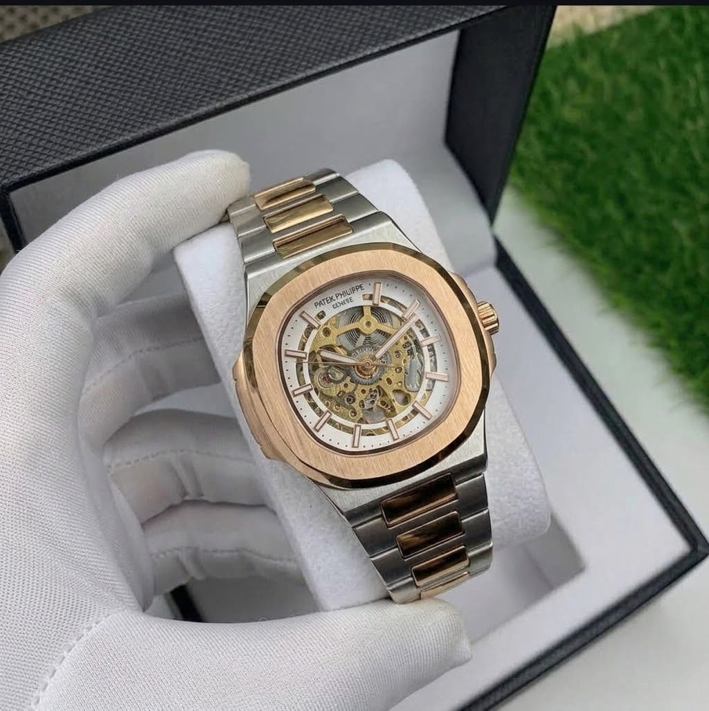 Montre automatique portant le nom Patek Philippe – Élégance et style luxueux