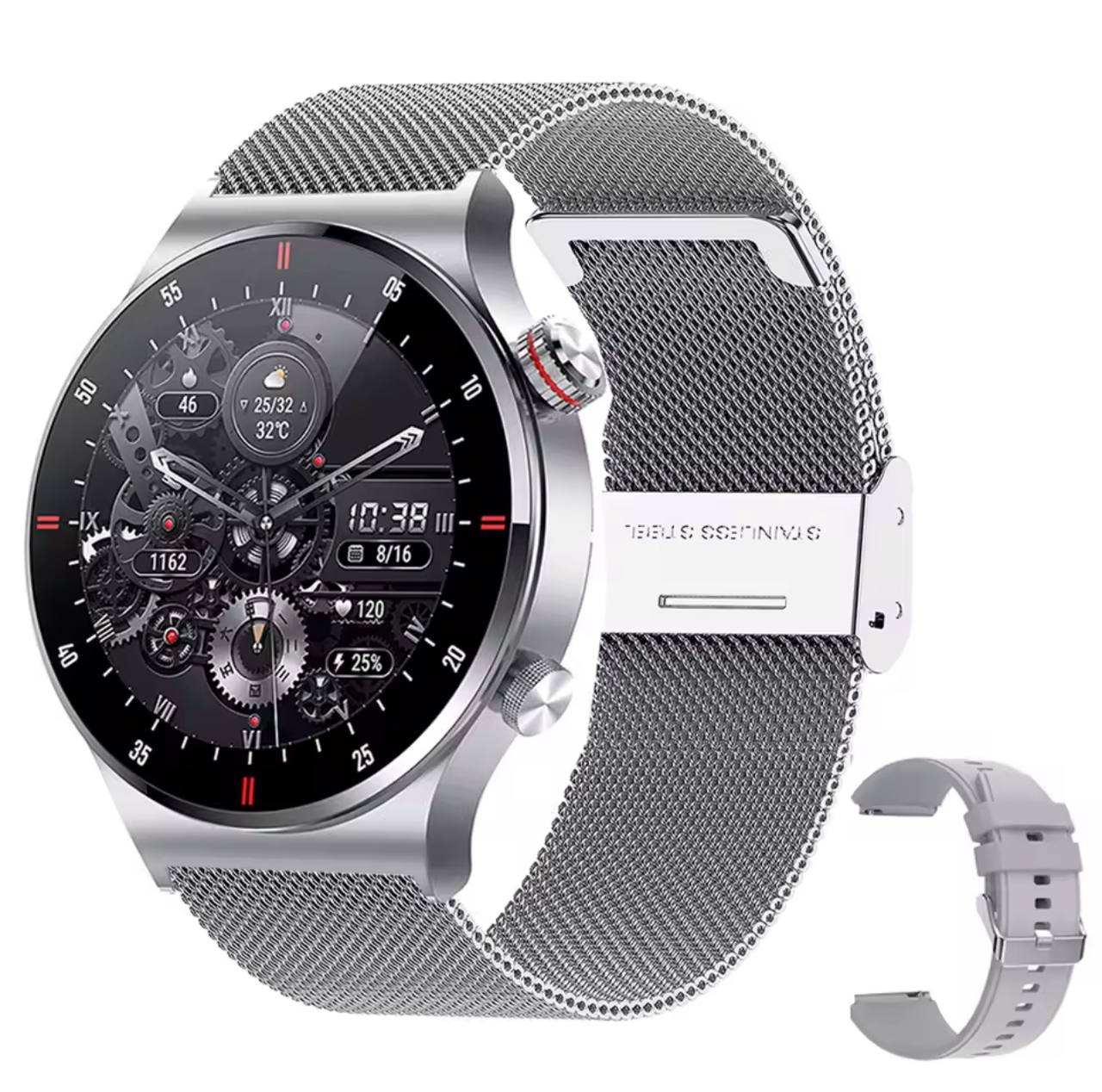 Montre Connectée QW33 – ECG, Bluetooth & Sport | ChronoVision